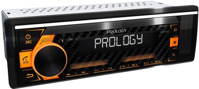 Автомагнитола Prology CMX-230 1DIN 4x55Вт AUX 3 ПДУ PRCMX230
