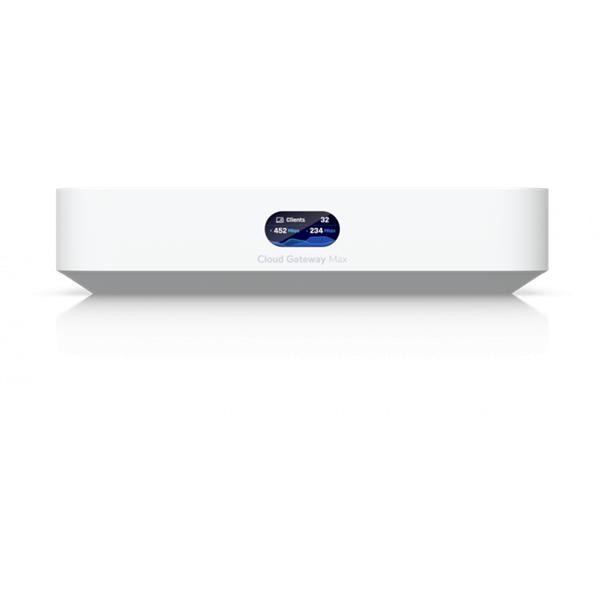 Ubiquiti UniFi Cloud Gateway Max 512GB Маршрутизатор 4 ядра (1,5 ГГц), 4х 2.5G RJ45, 1х 2.5G RJ45, SSD 512 ГБ UCG-Max