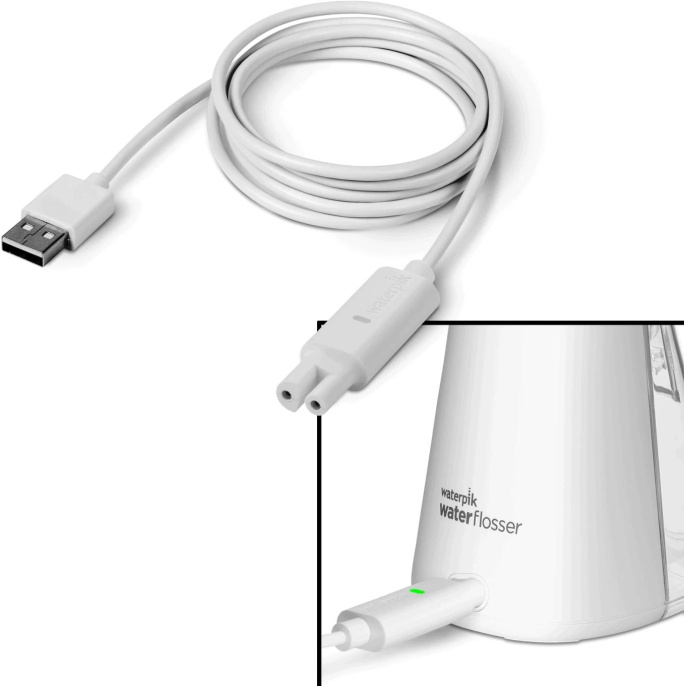 Ирригатор Waterpik WP-490 EU портатив. импульсн. 4насад. белый