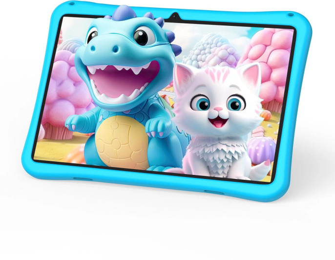 Планшет Teclast P30T Kids A523 1.8 8C RAM4Gb ROM64Gb 10.1" IPS 1280x800 Android 14 синий 5Mpix 2Mpix BT WiFi microSD 256Gb 6000mAh 10hr