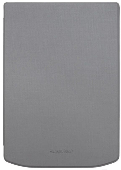 Чехол-книжка PocketBook Cover HN-SL-PU-1040-GG-CIS Grey gloss совместим с X Series, 1040 Series, 10.3″, материал: полиуретан, магнит, цвет: светло-серый