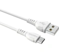 BOROFONE BX51/ USB кабель Micro/ 1m/ 2.4A/ White (B-43923)