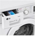 Стиральная машина LG F1296CDS0X, с фронтальной загрузкой, 6кг, 1200об/мин, с паром, с сушкой, инверторная