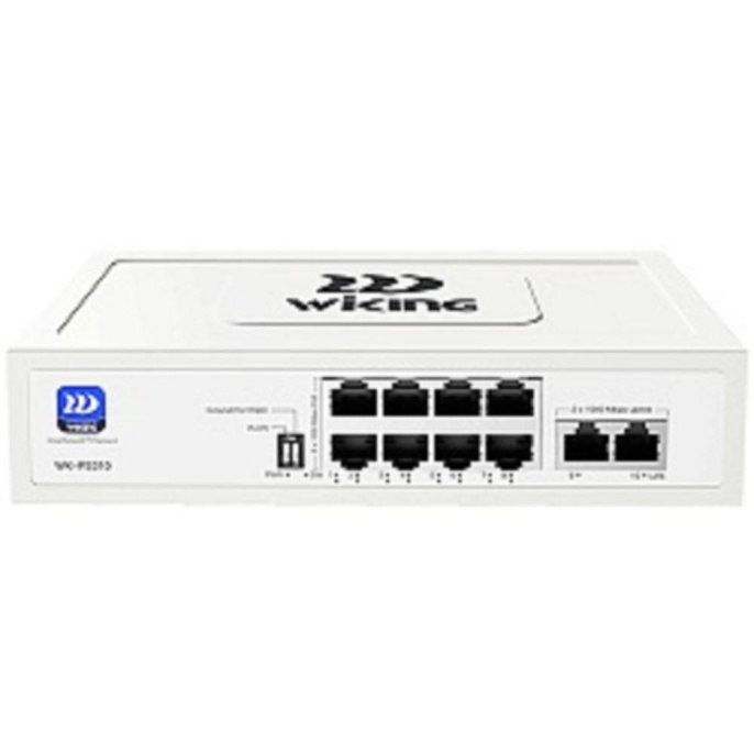 Wi-Tek WK-PS310 коммутатор WIKING неуправляемый PoE 76Вт, 8GE PoE +2GE