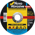 Круг отрезной NovoAbrasive 125х1.6х22.23 WM12516 по металлу, максимальная частота вращения: 12250 об/мин, диаметр: 125 мм, посадочный диаметр: 22.2 мм, толщина: 1.6 мм, форма: прямой, материал абразива: электрокорунд