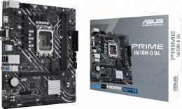 Материнская плата ASUS PRIME H610M-D D4, Socket LGA 1700, Intel H610, mATX, Ret