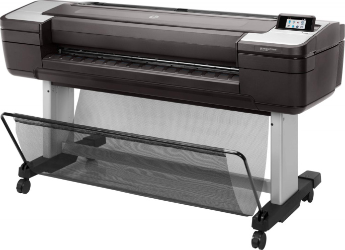 Плоттер HP Designjet T1700dr,  44" [w6b56a]