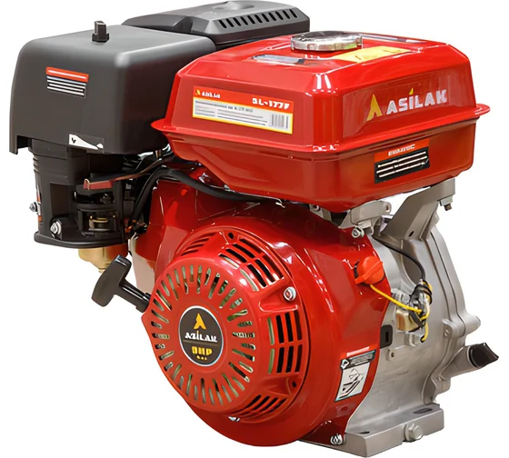 Двигатель ASILAK 9.0 л.с. бензиновый шлицевой вал диам. 25 мм. SL-177F-SH25