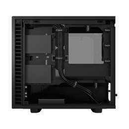 Корпус Case Fractal Design Define 7 Nano TG Light Tint, Mini-Tower, 1x120mm + 1x140mm, 2xUSB-A 2.0 + 2xUSB-A 3.2 + 1xUSB 3.2 Type-C mITX, mDTX Black FD-C-DEF7N-02