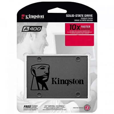 Накопитель SSD 960 Gb SATA 6Gb/s Kingston A400 SA400S37/960G 2.5" TLC