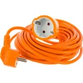 Удлинитель-шнур с 1-й розеткой с заземлением Electraline, с защитой от детей 10м 01640