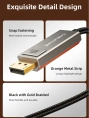 Кабель CABLETIME CC22L (CT-CMDP8K-ZG2) 2 м, USB C-DisPlayPort 8K/60 Гц