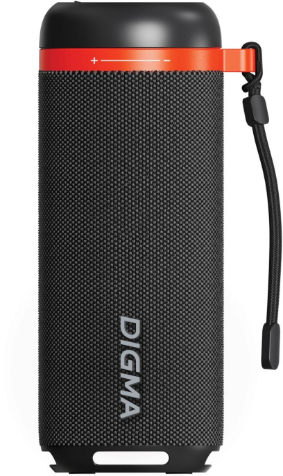 Колонка портативная Digma D-PS1521, 16Вт, черный [ps1521b]