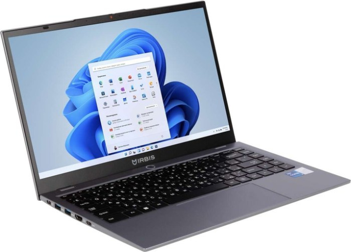 Ноутбук IRBIS SmartBook 14NBP02 14.0" 1920x1080, IPS, 60 Гц, Intel Core Ultra 5 125U, 16 ГБ LPDDR5, SSD 512 ГБ, Windows 11 Pro, цвет крышки серый