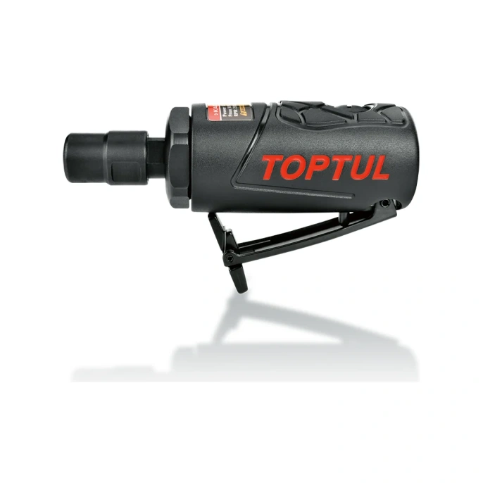 Зачистная пневматическая прямая машина TOPTUL мини 1/4", 6 мм, 25000 об/мин KASA0825