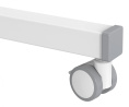 Стол для ноутбука Cactus CS-FDE103WGY, с регулировкой высоты, электропривод, МДФ, серый