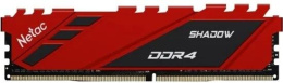 Оперативная память NETAC Shadow NTSDD4P36SP-08R DDR4 - 1x 8ГБ 3600МГц, DIMM, Red, Ret