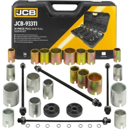 Набор инструментов для замены сайлентблоков, втулок и подшипников JCB 26пр JCB-933T1(59106)