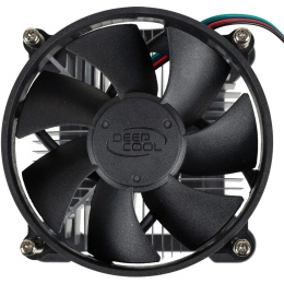 Кулер DeepCool CK-11508 DP-ICAS-CK11508 Intel LGA1200/1151/1150/1155, крепление на винтах, размер вентилятора: 92x92x25мм, гидродинамический подшипник, 2200 об/мин, 42.35CFM, 30.1dB A , TDP 65W, 95х95х69.5мм, 245г