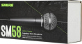 Микрофон проводной Shure SM58SE черный/серебристый