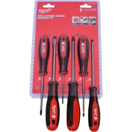 Набор магнитных отверток № 2 Milwaukee трехгранная рукоятка, 6 шт 4932471807