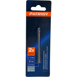 Сверло по керамике (3х60 мм) EDGE by PATRIOT 815010060