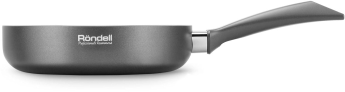 Сковорода Rondell Strike RDA-1353 круглая 20см покрытие: Xylan Plus ручка несъемная без крышки серый