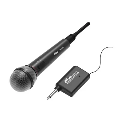 Динамический микрофон RITMIX RWM-101 black (85 дБ, максимальная девиация: ± 30 КГц, переключатель вкл./выкл., 3 pin XLR - Jack 6.3 mm, 3 м, питание микрофона: 1,5 В (постоянный ток DC, батарейки АА)