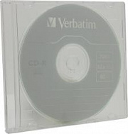 Verbatim Диски CD-R  700Mb 48-х/52-х (Slim case, 10шт.) [43415]VERBATIM