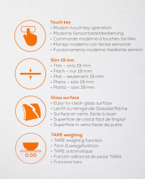 Весы кухонные BEURER KS28,  серебристый