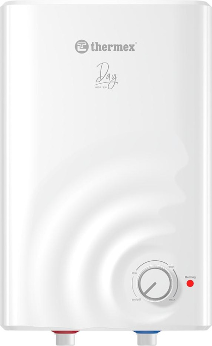 Водонагреватель Thermex Day 7 O,  накопительный,  1.5кВт,  7л,  белый [эдэб03505]