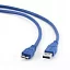 Gembird/Cablexpert CCP-mUSB3-AMBM-0.5M Кабель USB 3.0 Pro , AM/microBM 9P, 0.5м, экран, синий