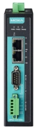 Переходник MOXA NPort IA5150AI, 1 Port RS-232/422/485 DB9M в 2 Port 10/100BaseTX, 1KV serial surge, 2 KV isolation