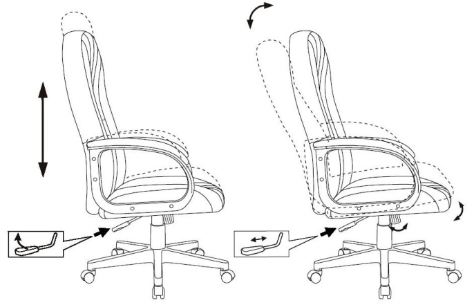 Кресло руководителя Бюрократ T-898, ткань, до 180кг, зеленый