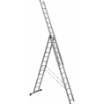 Лестница алюминиевая Алюмет 3х13 ступеней трехсекционная универсальная H3 5313