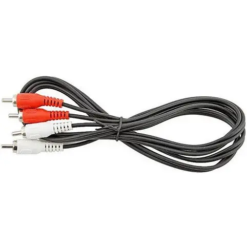 Кабель 2xRCA male - 2xRCA male VCOM VAV7158-1.5M 1.5м