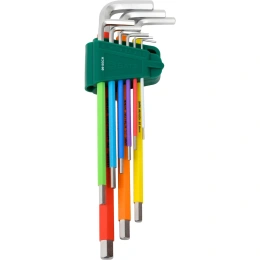 Индустриальные шестигранники SATA 9пр цветные. Для промышленных сборочных линий. 09103CH