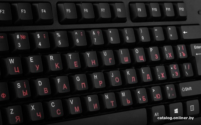 Клавиатура Sven KB-S300 black (USB) (SV-0157560) (проводная, USB, 104 кл., влагоустойчивая конструкция, комфортный, тихий и четкий ход клавиш)