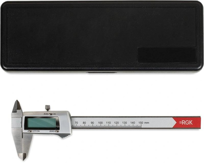 Штангенциркуль электронный RGK SC-150 серый пластиковый футляр 755832