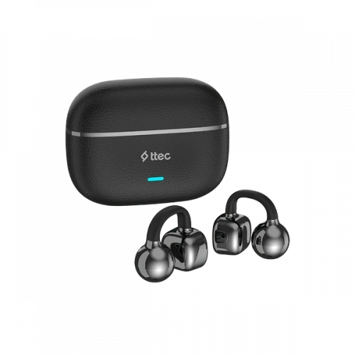 Наушники-клипсы беспроводные TTEC AirBeat Onyx Open-Ear Clip On Wireless Bluetooth Headset. Цвет: черный