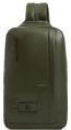 Рюкзак слинг Piquadro Russel CA6764W137/VE2 хаки кожа