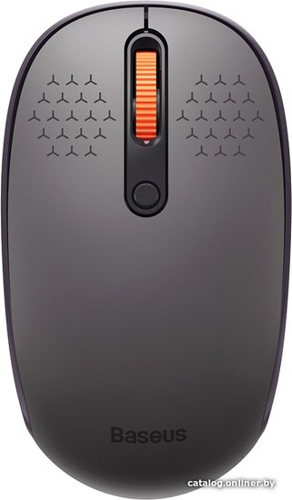 Мышь Baseus B01055502833-00 F01A Wireless Mouse Frosted Gray широкая совместимость с ОС, DPI: 800/1200/1600, материал: ABS