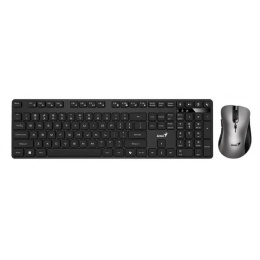 Комплект клавиатура+мышь беспроводной GENIUS KM-8216S черный (USB, 1600dpi) (31340018402)