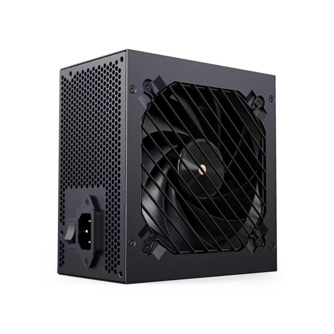 Блок питания CBR ATX 550W 80+ Bronze, DC-DC, APFC, 0.6mm, 24pin, 1*8-pin 4+4P , 1*6+2pin, 2*SATA, 4*IDE, 12cm fan, 1.2м кабель питания, черный [PSU-ATX550-12GM] BOX