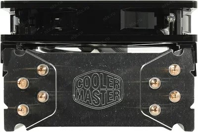 Кулер для процессора Cooler Master. Cooler Master CPU Cooler Hyper 212 LED, 600 - 1600 RPM, 150W, Red LED fan, Full Socket Support