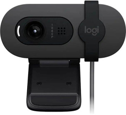 Камера Web Logitech HD Webcam Brio 100 черный 2Mpix 1920x1080 USB-A с микрофоном 960-001587