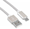 Кабель Buro Lightning (m)/micro USB (m) -  USB (m),  1м,  2A,  серый [bhp lght+mcr]
