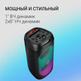 Музыкальный центр Digma D-MC1722, 60Вт, с караоке, Bluetooth, FM, USB, micro SD, черный