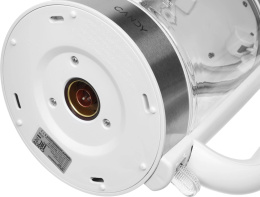 Чайник электрический Candy CK-301 1.8л. 2200Вт белый корпус: стекло/пластик