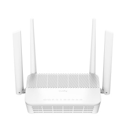 Маршрутизатор/ AX3000 2.5G Dual Band Wi-Fi 6 Mesh Router, Chipset MT7981BA+MT7976CN+MT7531AE+RTL8221B, 802.11ax/ac/a/b/g/n, 2402Mbps at 5GHz + 574Mbps at 2.4GHz, 1 x 2.5G Port , 4 x 10/100/1000Mbps Ports, 4 x 5dBi fixed antennas, WiFi router/AP/ Repeater/